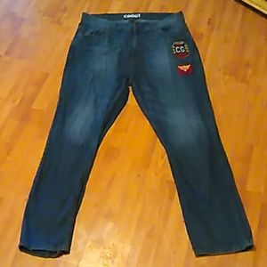 Mens Jeans COOGIE BIg Bag Man Cotton Vintage sz 46/34 b18 AUSTRALIA Embroidered
